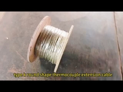 KX-FG-FG-SSB 0.5mm2 গোলাকার আকৃতির থার্মোকপল এক্সটেনশন ক্যাবল